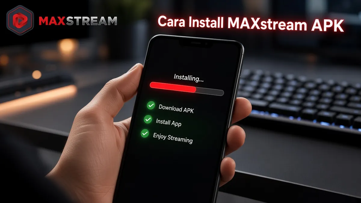 Cara Install MAXstream APK & App