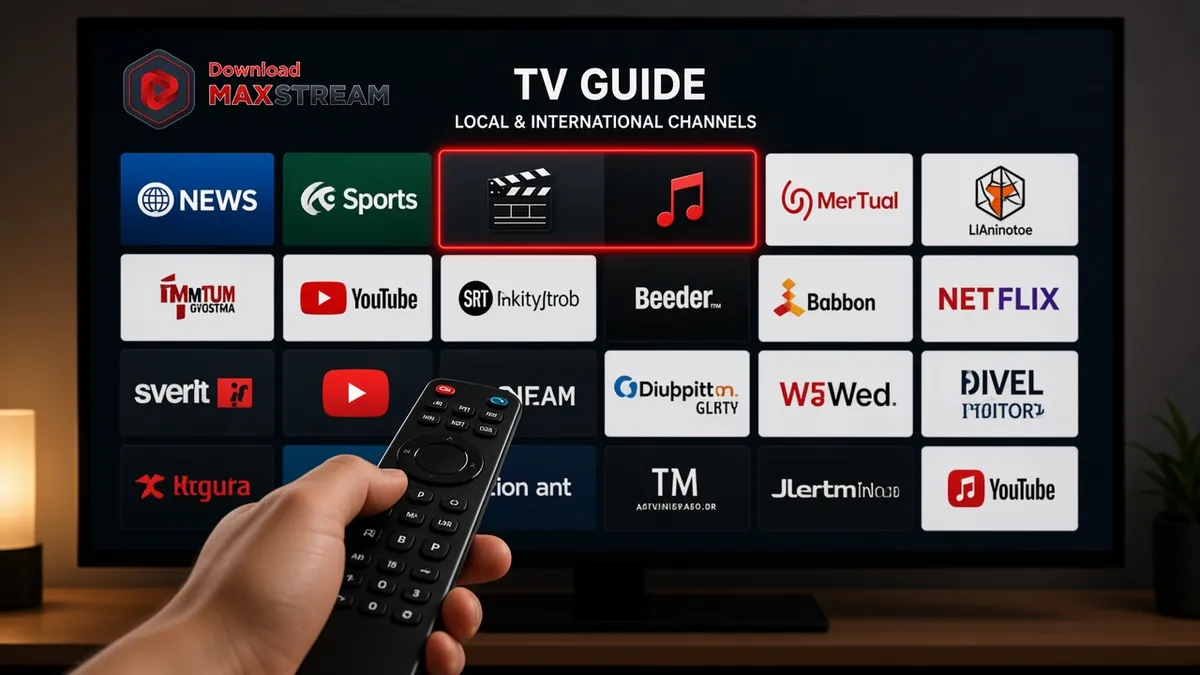 MAXstream Channel TV — Lokal & Internasional