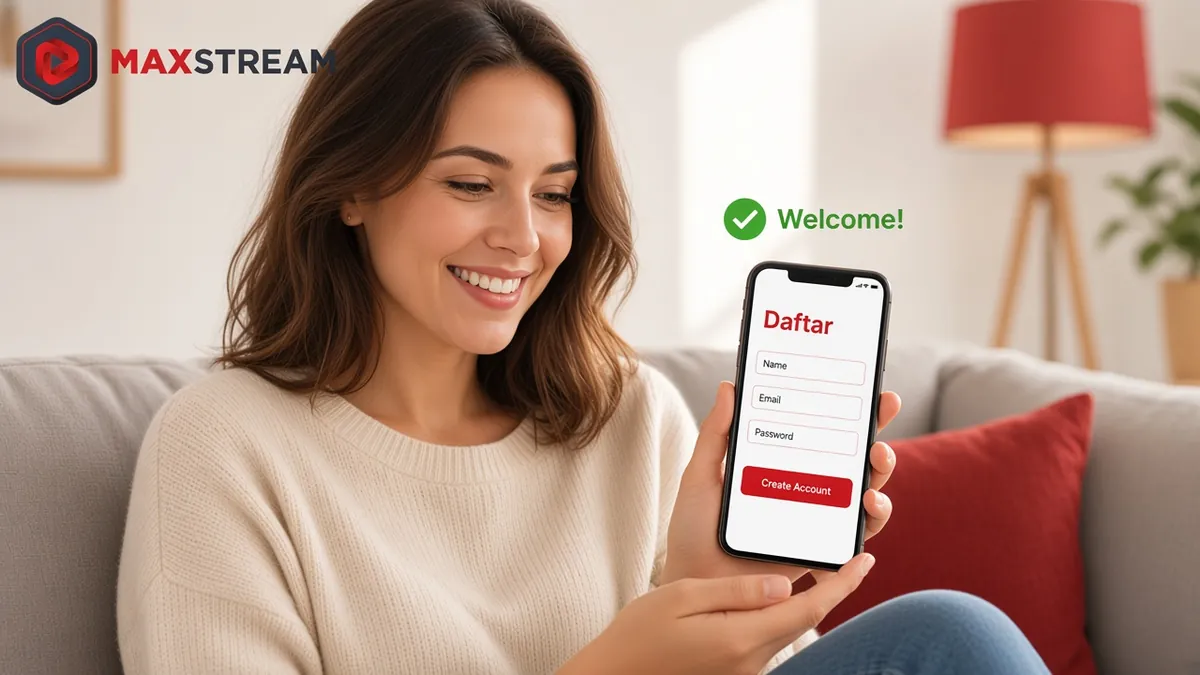 Cara Daftar MAXstream | Akun Baru Indonesia